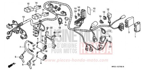 FAISCEAU DES FILS CB500R de 1994